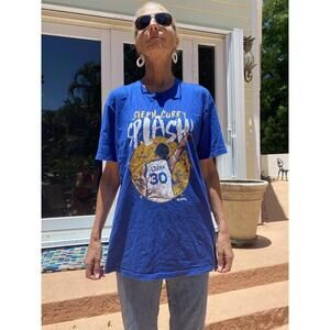 Mens Steph Curry Splash Golden State Warriors Graphic T-Shirt Large